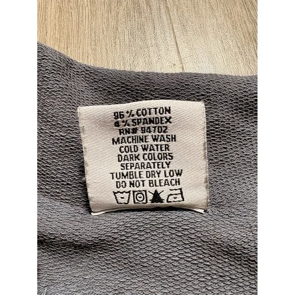 Color Me Cotton CMC Mock Neck Terry Top Floral Pattern Pocket Button Pullover XL - Picture 9 of 10